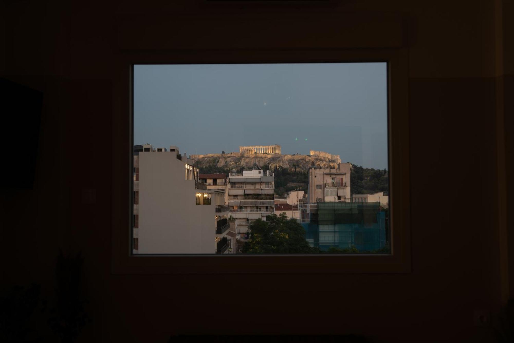 דירות אתונה Stunning Acropolis View - 500M Metro - At Historical Center מראה חיצוני תמונה