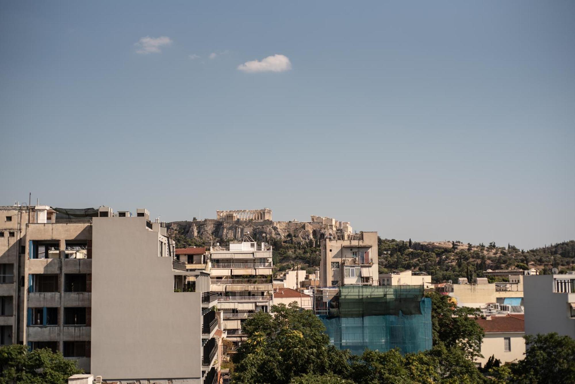 דירות אתונה Stunning Acropolis View - 500M Metro - At Historical Center מראה חיצוני תמונה